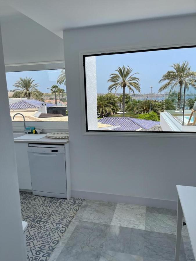 Pasitoblanco Porto Mare 45 Seaview Villa Private Heated Pool Pasito Blanco Luaran gambar