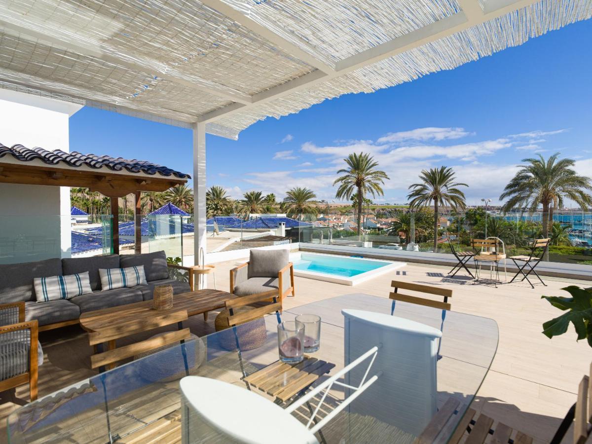 Pasitoblanco Porto Mare 45 Seaview Villa Private Heated Pool Pasito Blanco Luaran gambar