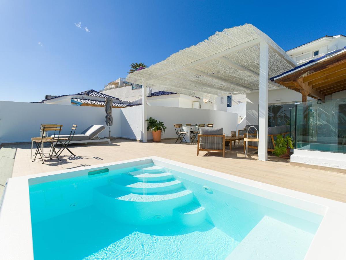 Pasitoblanco Porto Mare 45 Seaview Villa Private Heated Pool Pasito Blanco Luaran gambar