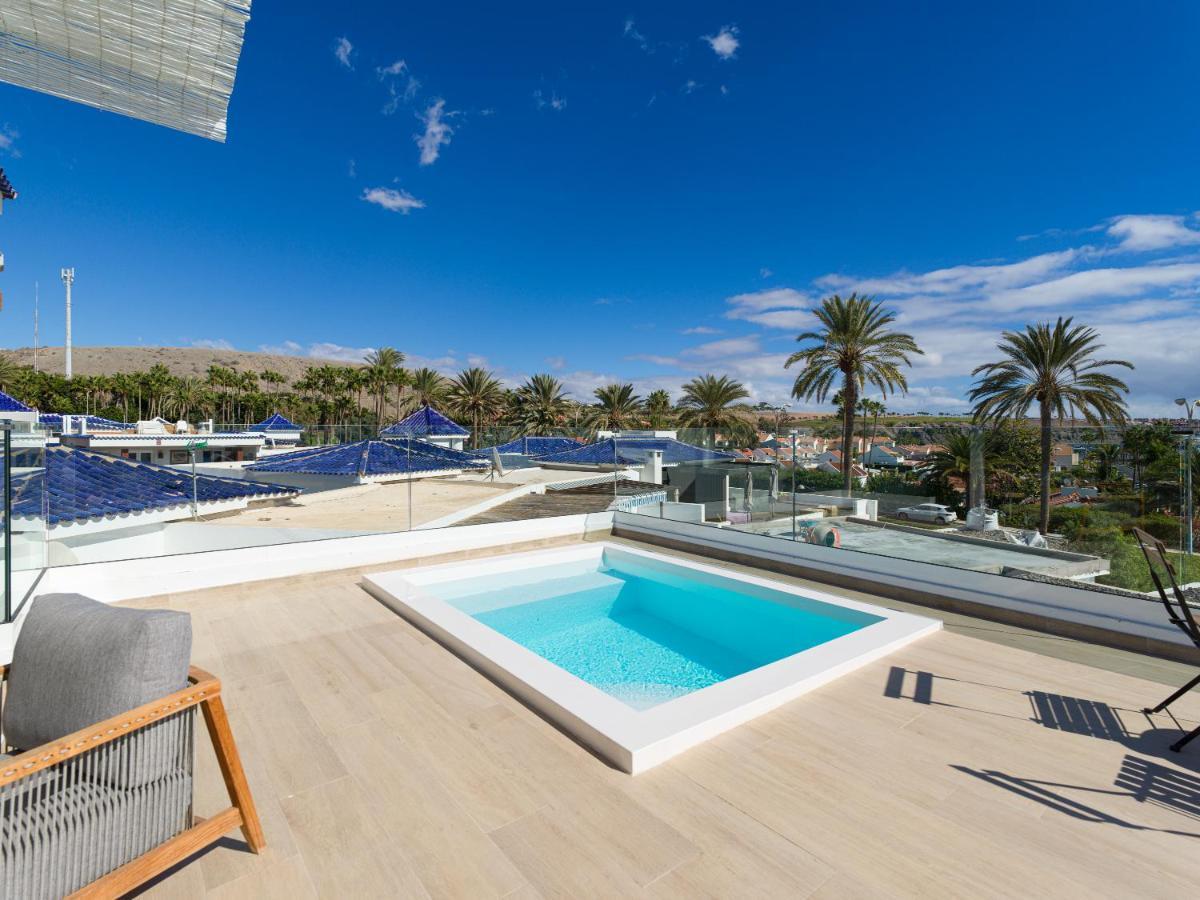 Pasitoblanco Porto Mare 45 Seaview Villa Private Heated Pool Pasito Blanco Luaran gambar